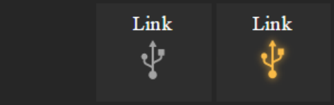 Link indicator states