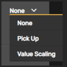Takeover mode dropdown