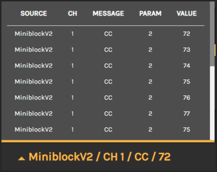 MIDI Monitor toggle in Kilowhat Options